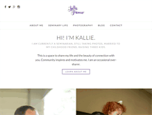 Tablet Screenshot of kalliefrances.com